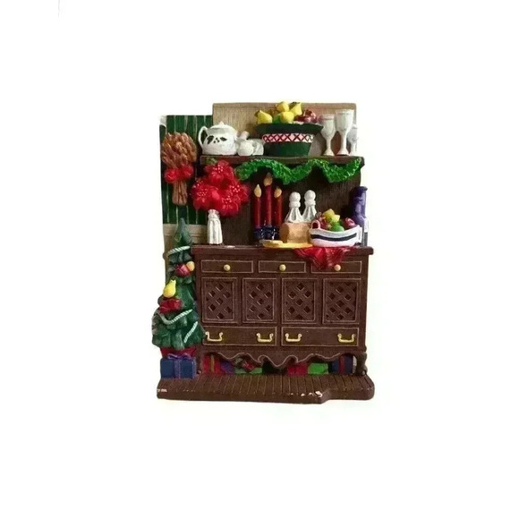 Department 56 Christmas Decor - Sideboard - Dual Sided - MAx2714 - Beautiful‎ - Picture 1 of 6